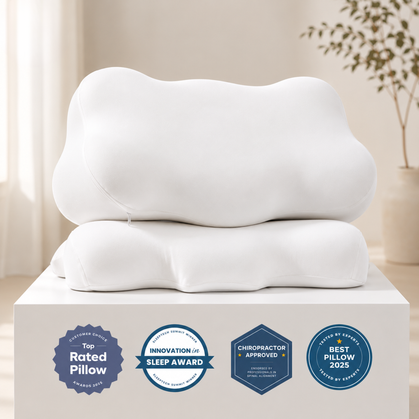 FelhőPárna™ - Ergonomikus, memóriahabos párna a kényelmesebb alvásért